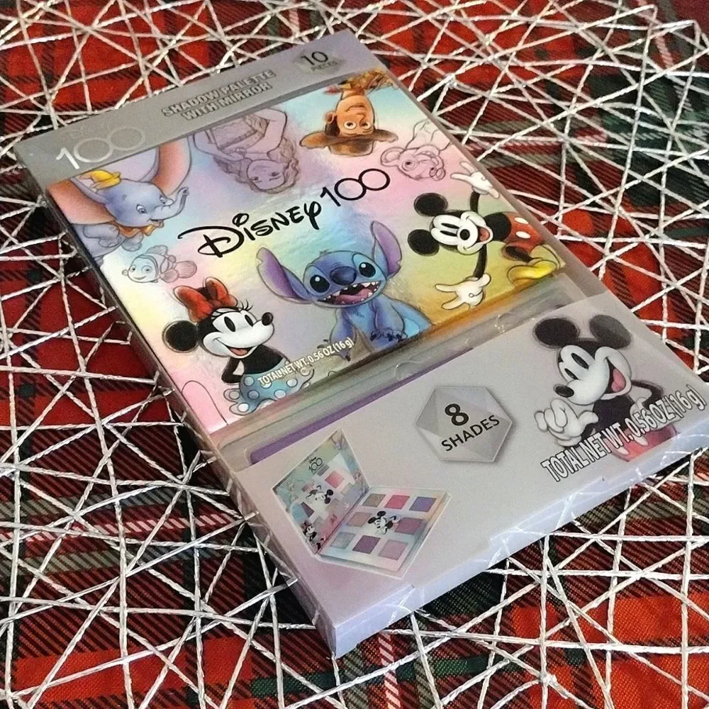 Disney 100 Eye Shadow Palette with Mirror and Brush NWT